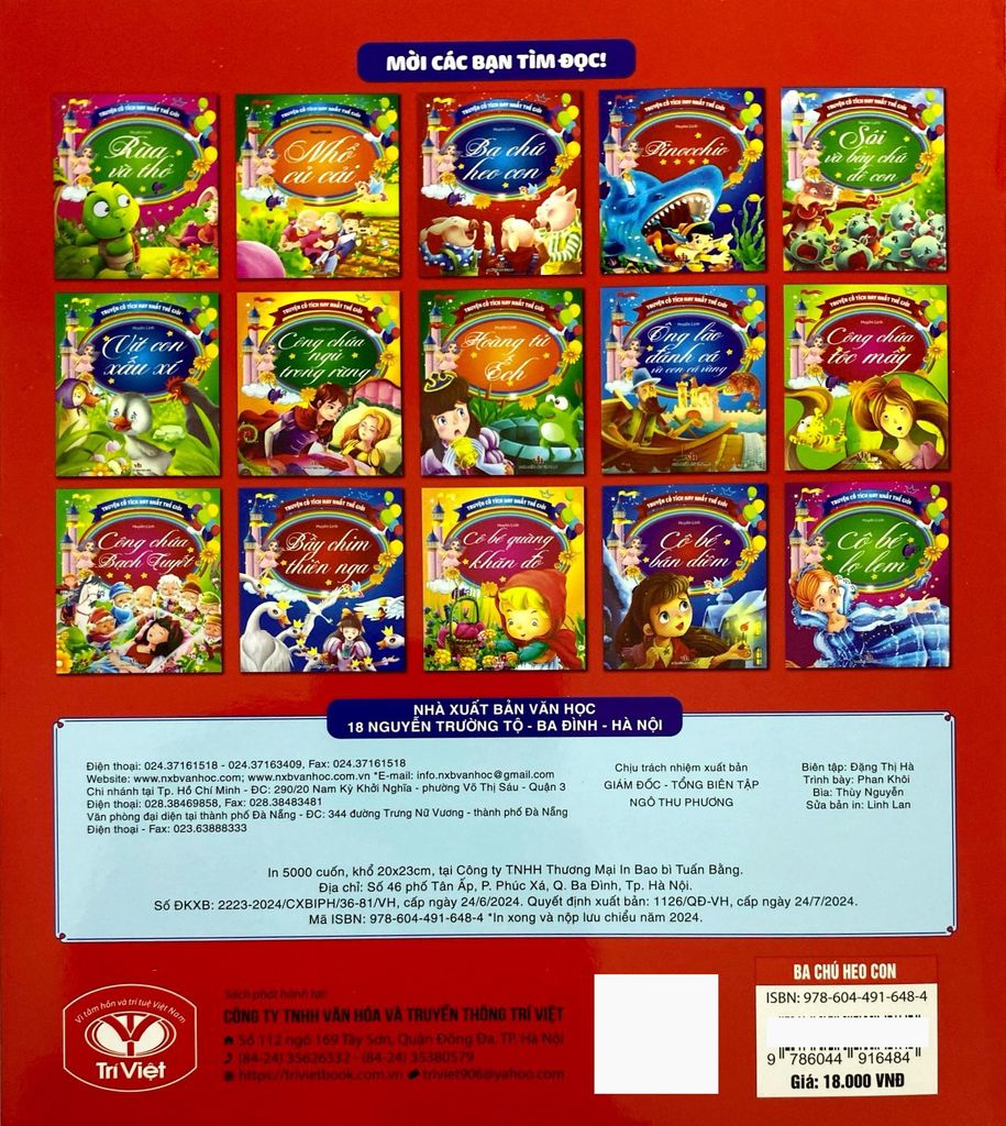 TRUYỆN CỔ TÍCH HAY NHẤT THẾ GIỚI - BA CHÚ HEO CON