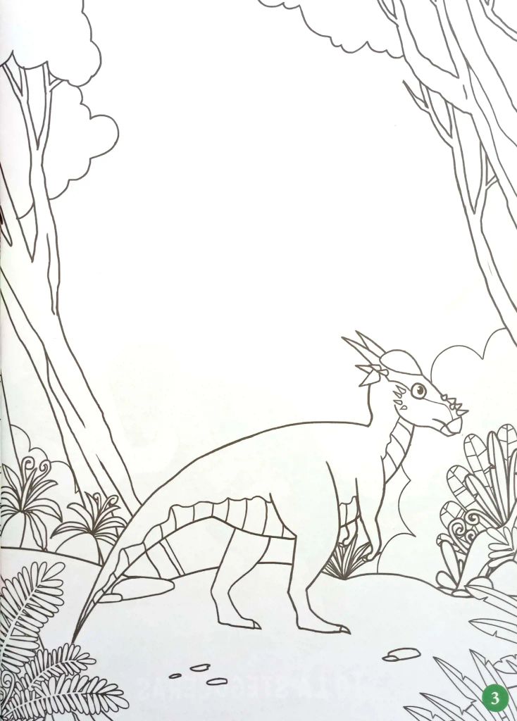 TRANH TÔ MÀU-VƯƠNG QUỐC KHỦNG LONG-KHỦNG LONG ĂN THỰC VẬT