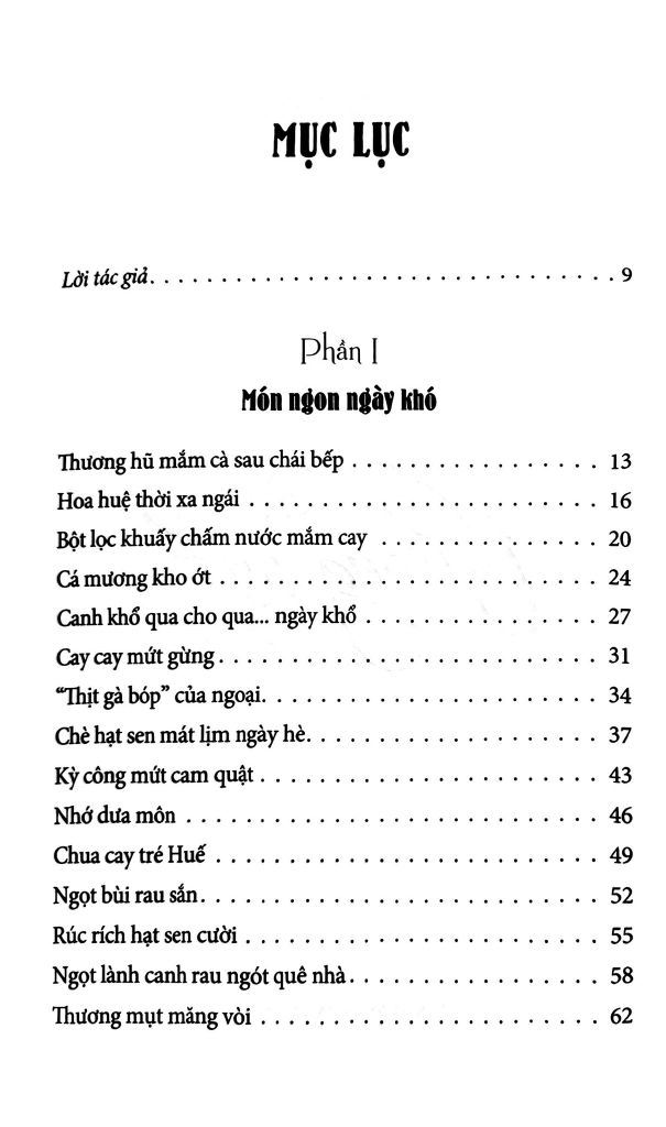 Vị Quê Thương Nhớ