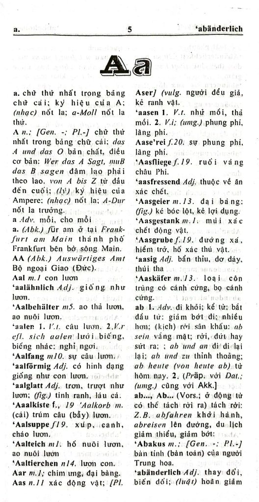 Từ Điển Đức-Việt