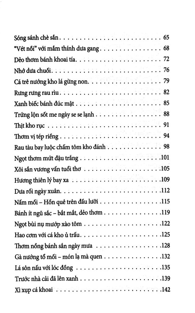 Vị Quê Thương Nhớ