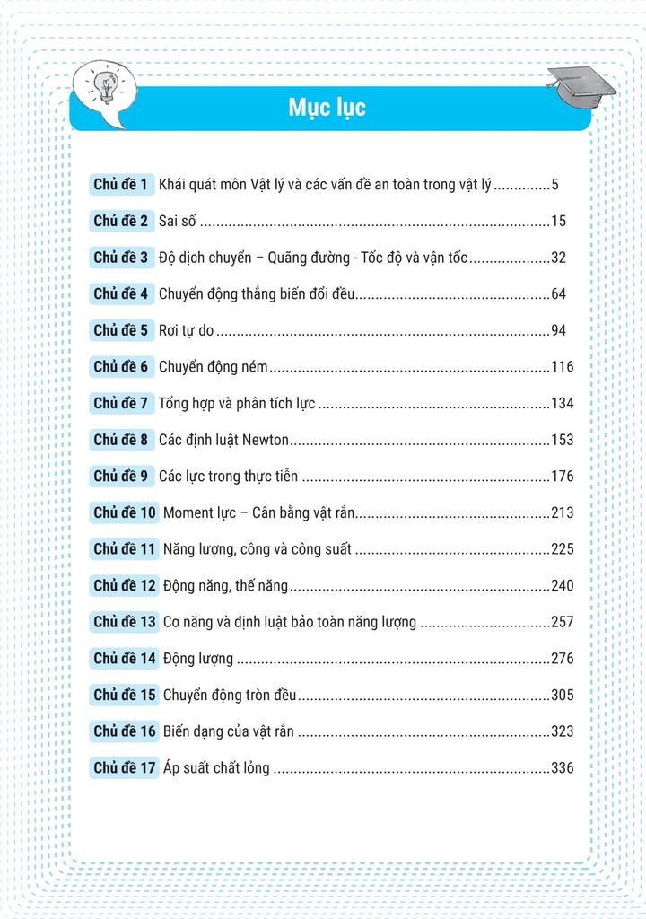 SỔ TAY KIẾN THỨC - PHƯƠNG PHÁP - DẠNG BÀI VẬT LÝ 10