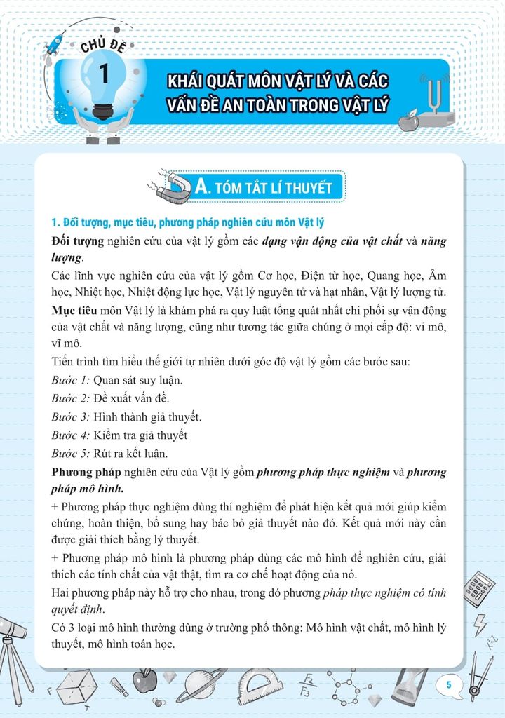 SỔ TAY KIẾN THỨC - PHƯƠNG PHÁP - DẠNG BÀI VẬT LÝ 10