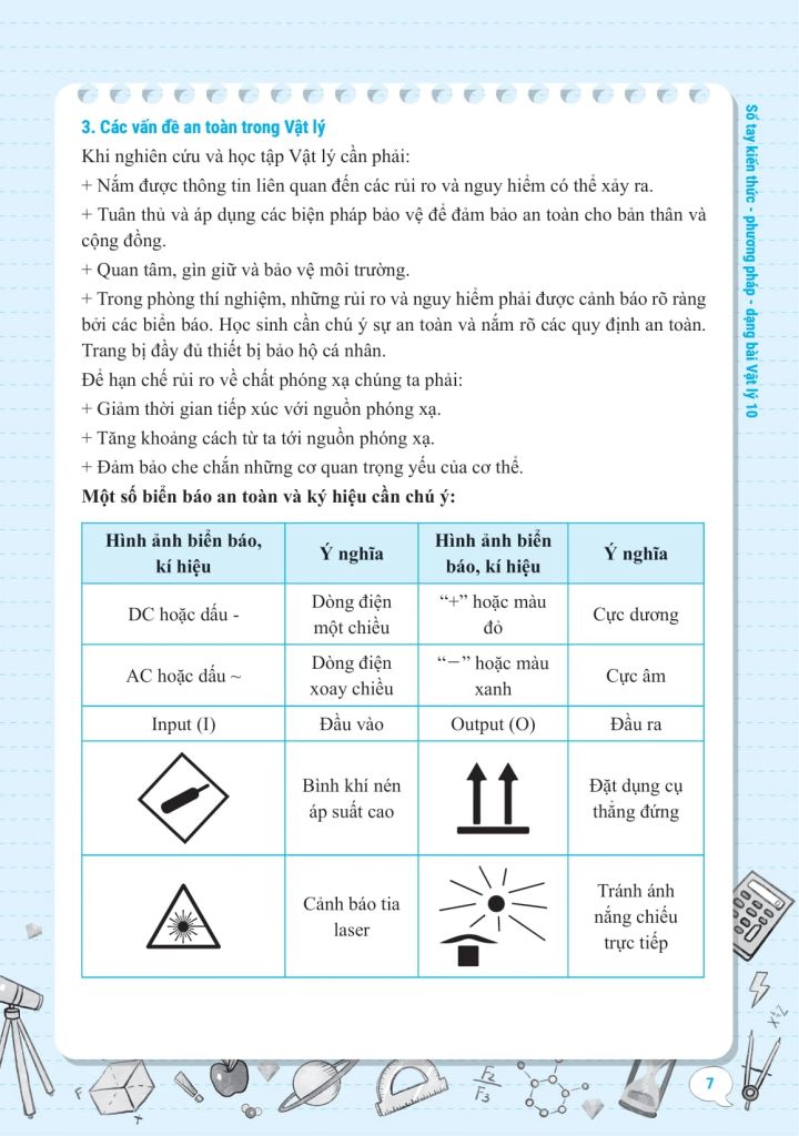 SỔ TAY KIẾN THỨC - PHƯƠNG PHÁP - DẠNG BÀI VẬT LÝ 10