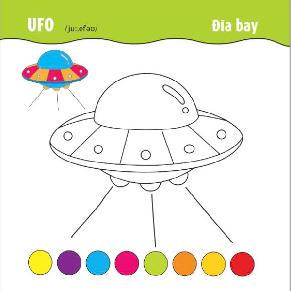 TÔ MÀU Ô TÔ-TÀU THUYỀN MÁY BAY-TẬP 4 SONG NGỮ ANH-VIỆT