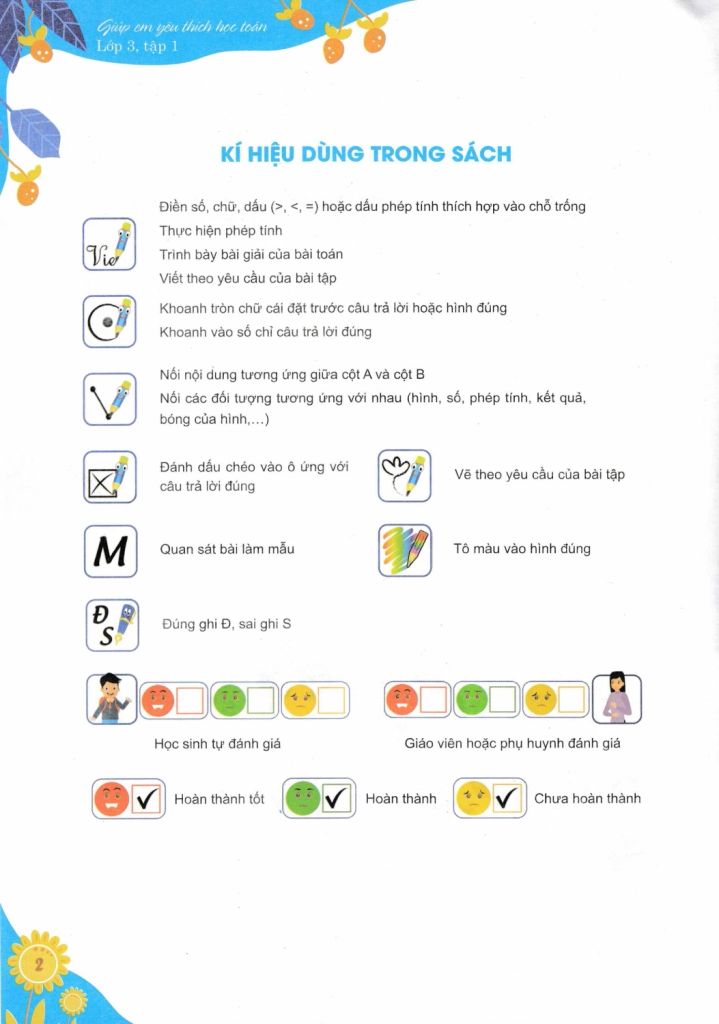 GIÚP EM YÊU THÍCH HỌC TOÁN LỚP 3/1