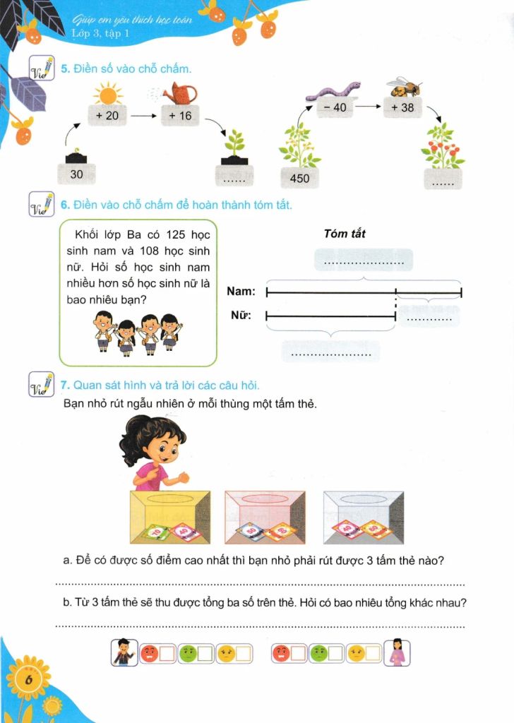 GIÚP EM YÊU THÍCH HỌC TOÁN LỚP 3/1