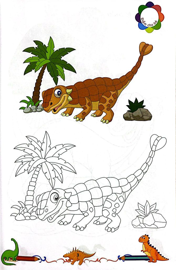 TÔ MÀU KHỦNG LONG 5