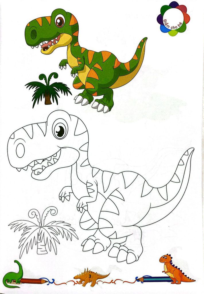 TÔ MÀU KHỦNG LONG 4