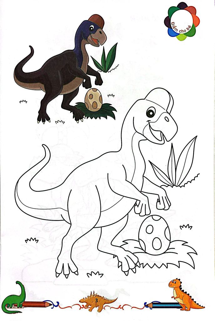 TÔ MÀU KHỦNG LONG 3