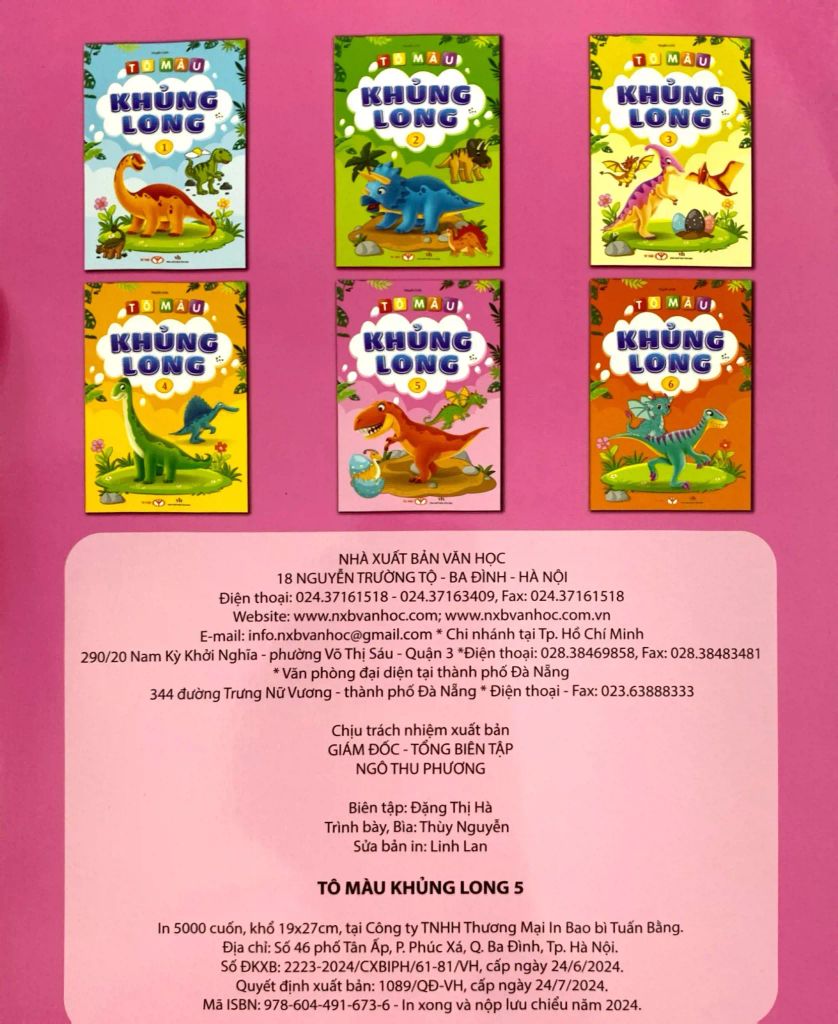 TÔ MÀU KHỦNG LONG 5