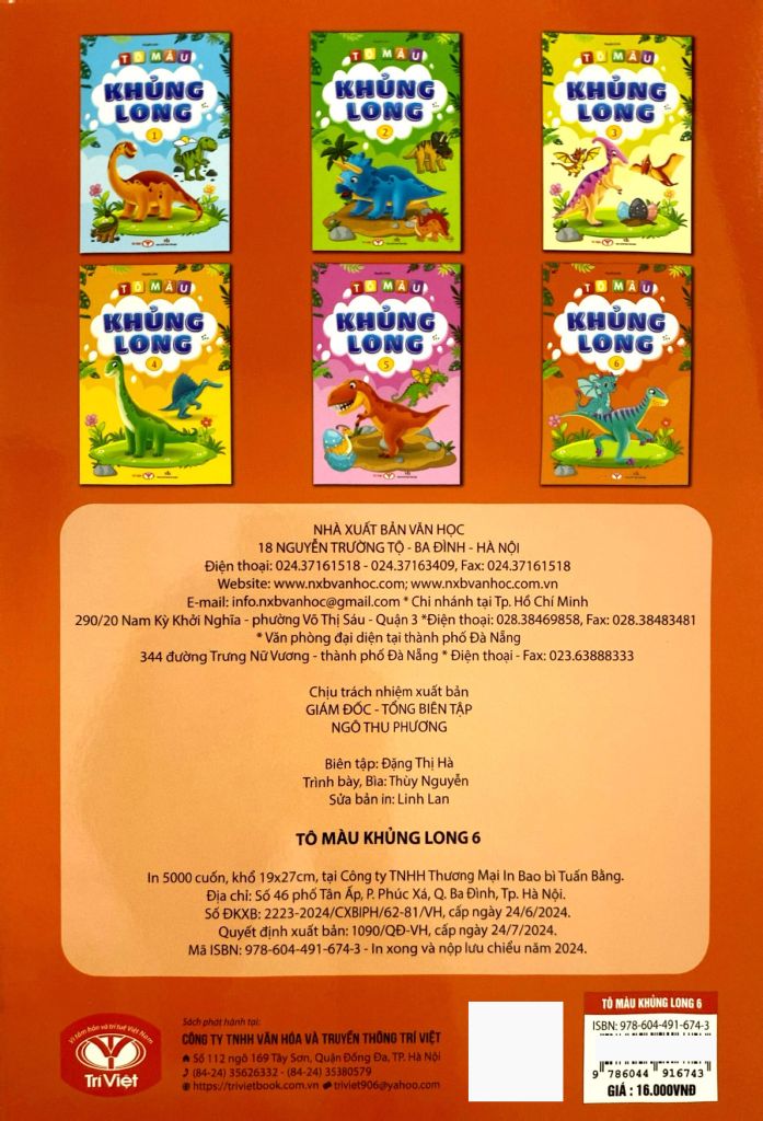 TÔ MÀU KHỦNG LONG 6