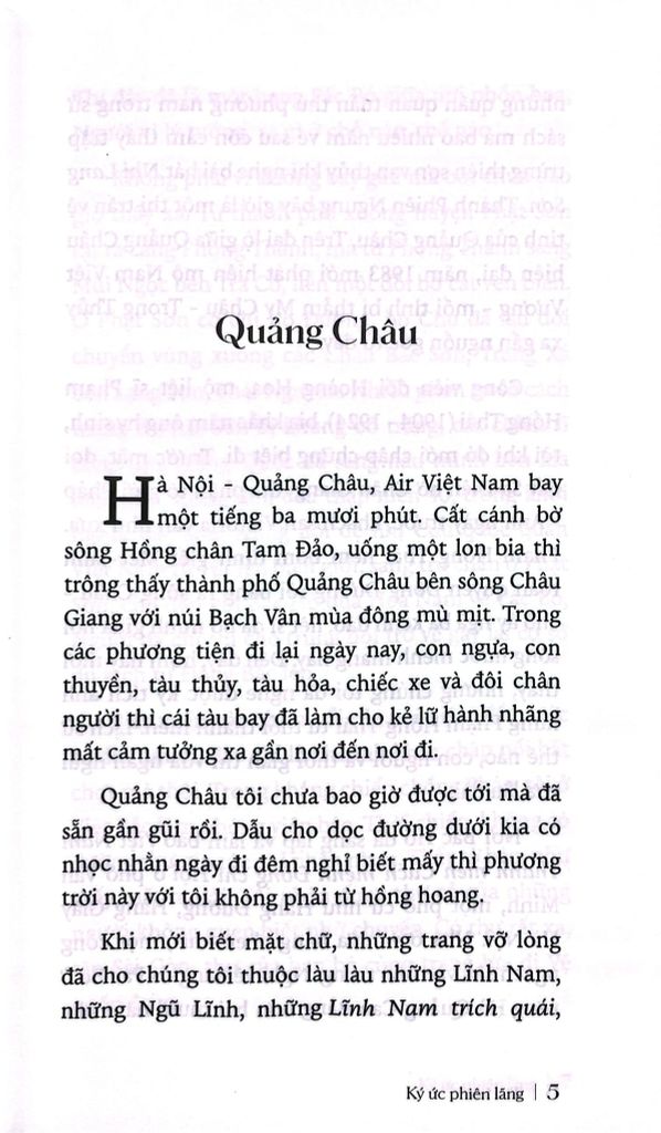 Ký Ức Phiên Lãng