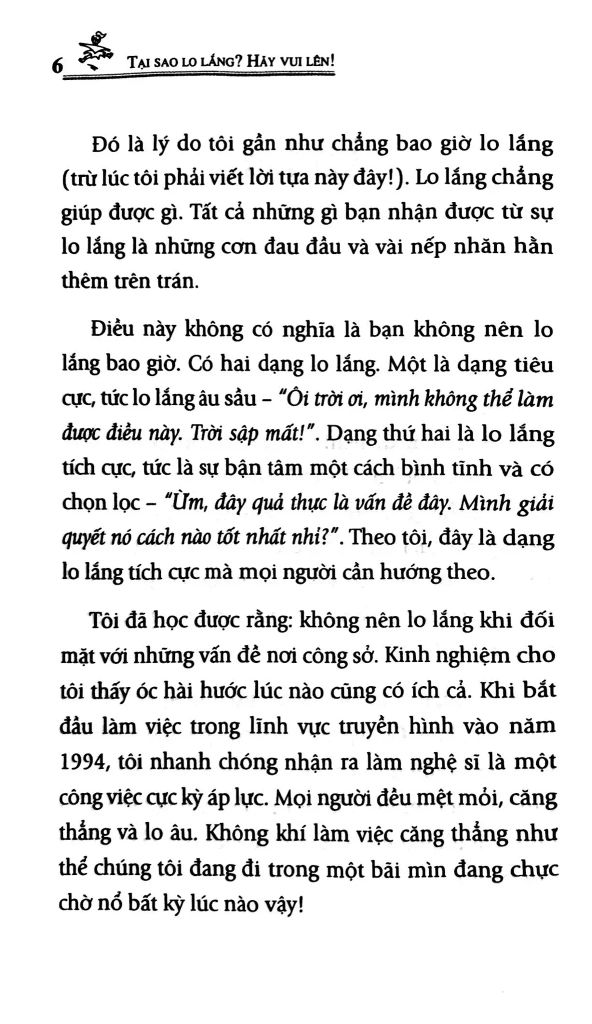Tại Sao Lo Lắng? Hãy Vui Lên!