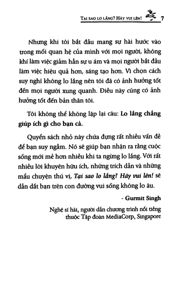 Tại Sao Lo Lắng? Hãy Vui Lên!