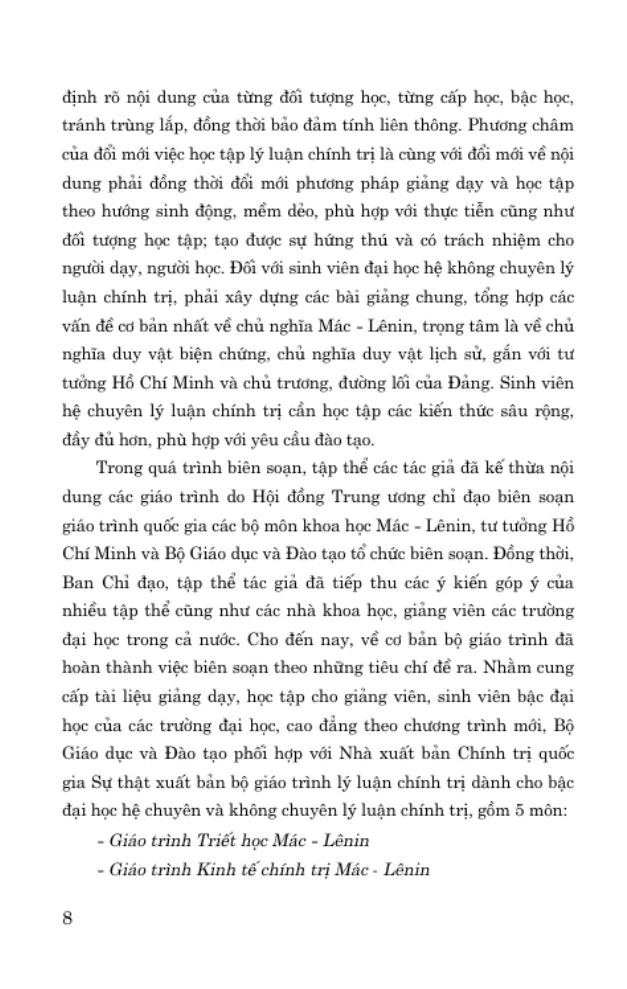 GIÁO TRÌNH LỊCH SỬ ĐẢNG CỘNG SẢN VIỆT NAM