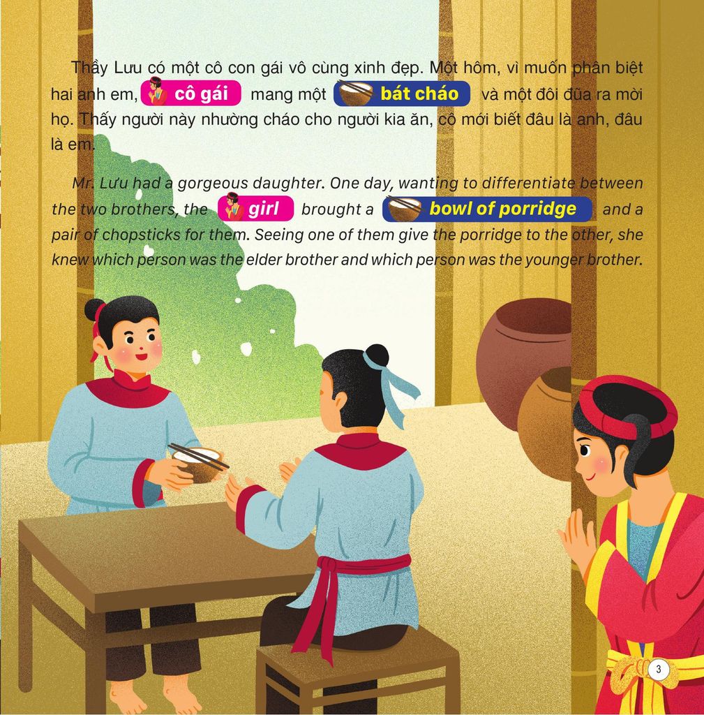 TRUYỆN CỔ TÍCH VIỆT NAM -SỰ TÍCH TRẦU CAU (SN A-V)