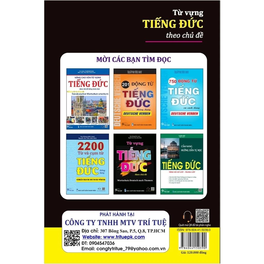 TỪ VỰNG TIẾNG ĐỨC THEO CHỦ ĐỀ
