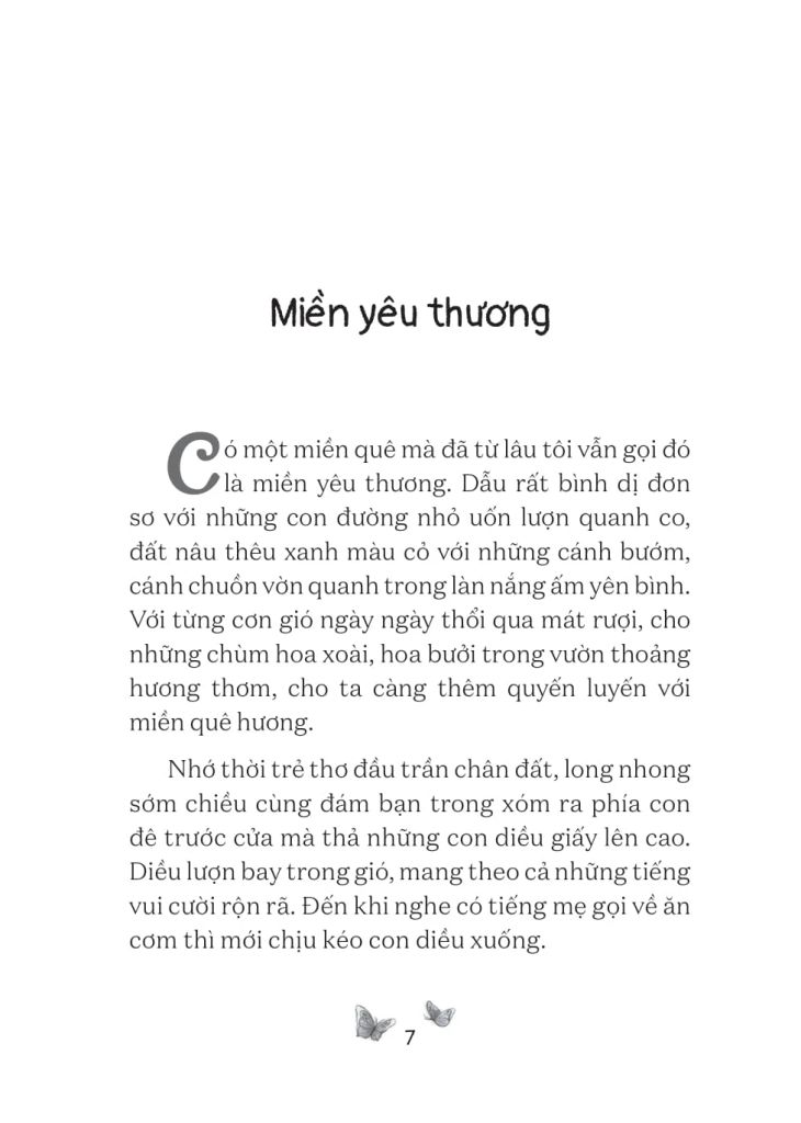 Viết Cho Những Điều Bé Nhỏ - Miền Yêu Thương