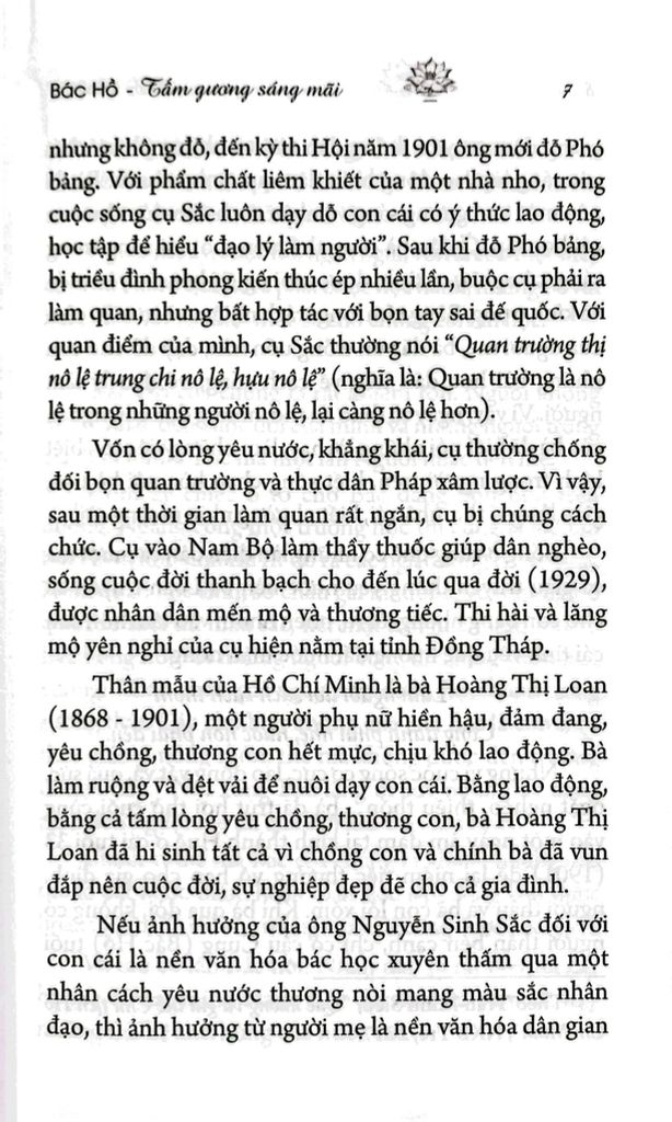 Bác Hồ Tấm Gương Sáng Mãi