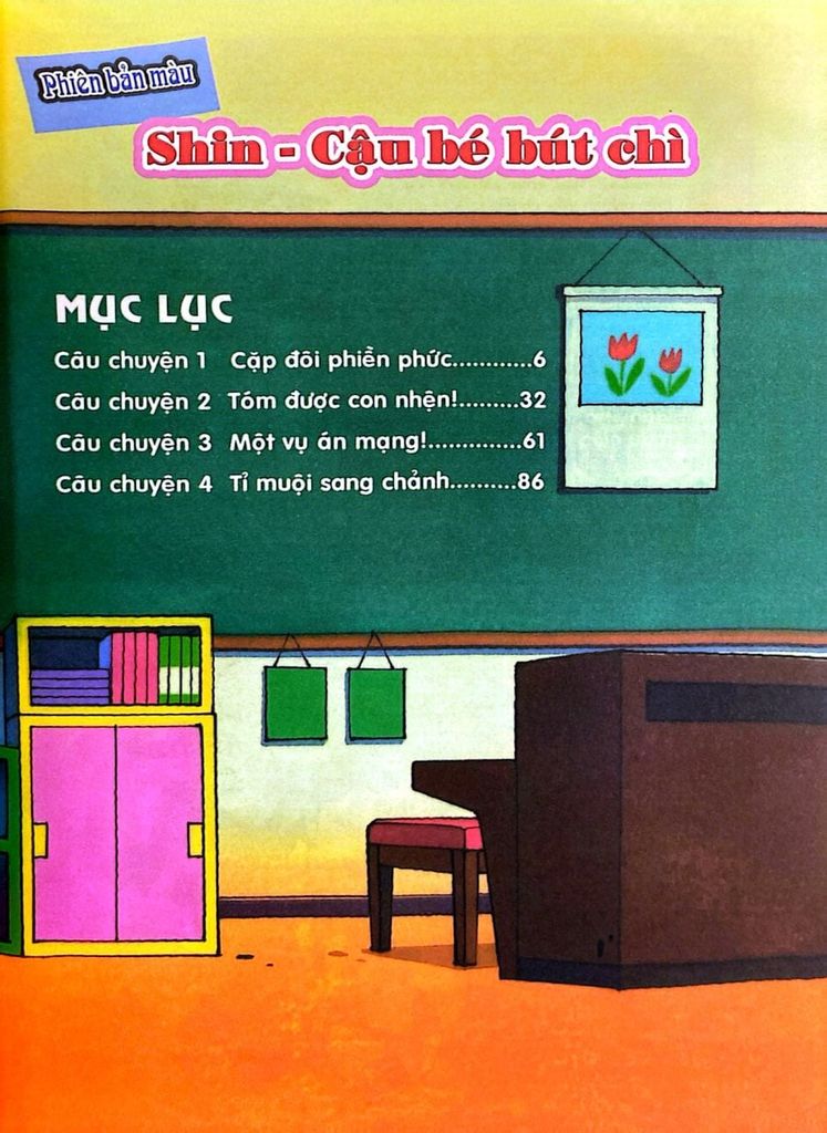 SHIN CẬU BÉ BÚT CHÌ T46-HOẠT HÌNH MÀU