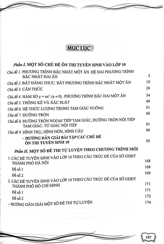 LUYỆN THI TUYỂN SINH VÀO LỚP 10 MÔN TOÁN (DÙNG CHUNG 3 BỘ)