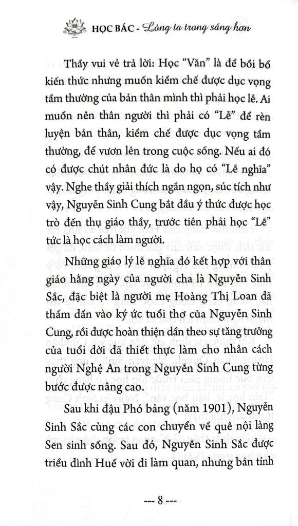 Học Bác Lòng Ta Trong Sáng Hơn