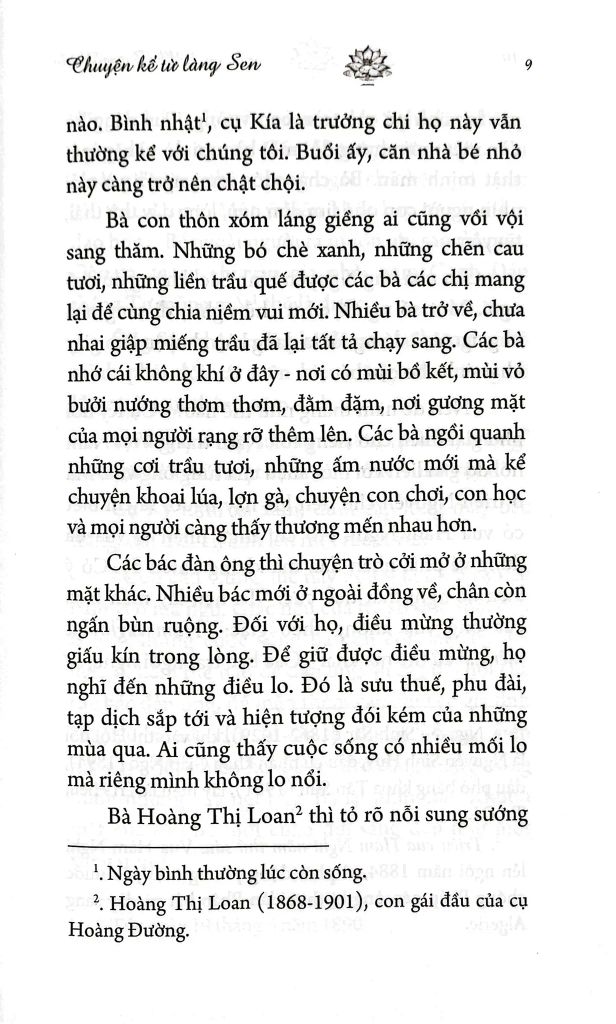 Chuyện Kể Từ Làng Sen