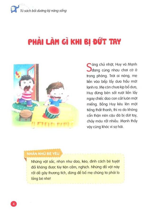 Tủ Sách Bồi Dưỡng Kỹ Năng Sống - Kỹ Năng Tự Thoát Hiểm