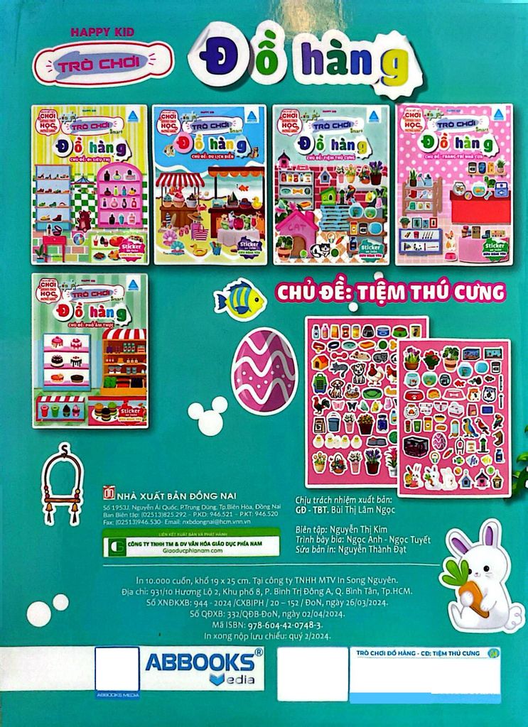 TRÒ CHƠI ĐỒ HÀNG-TIỆM THÚ CƯNG