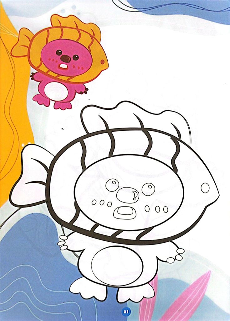 BÉ TÔ MÀU-HẢI LY LOOPY MŨ CÁ