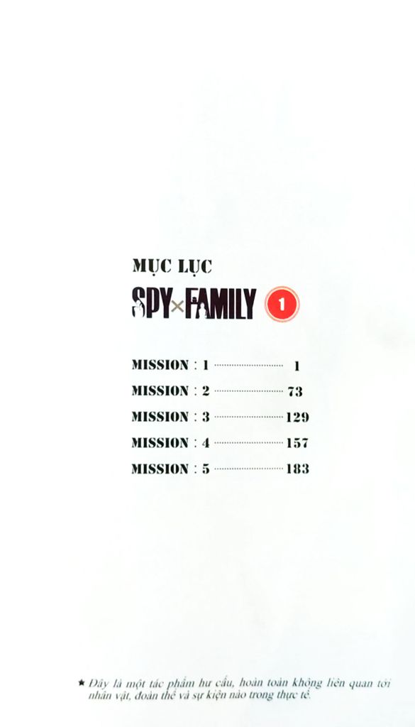 SPY X FAMILY T1