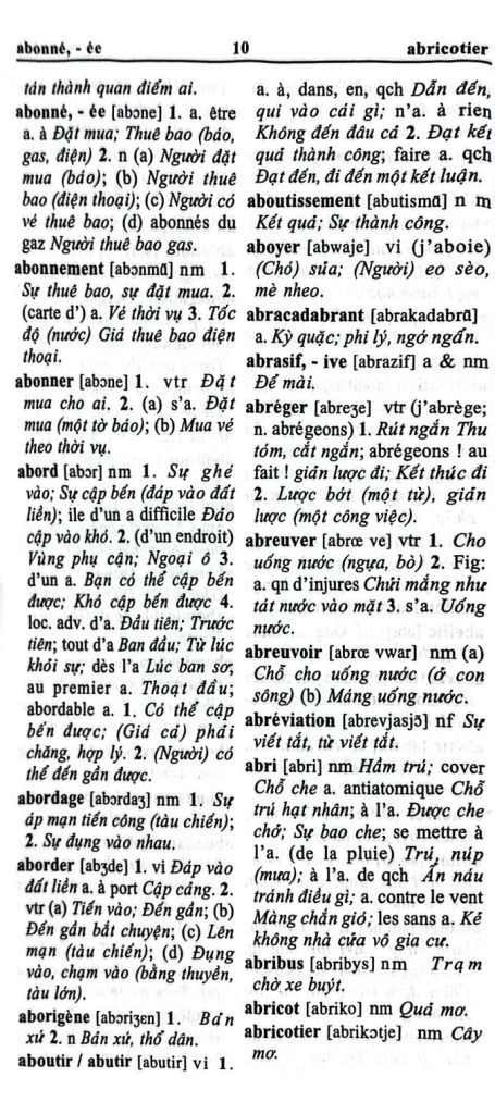 TỪ ĐIỂN PHÁP VIỆT 95000 TỪ