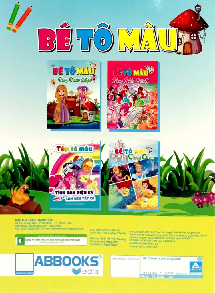 BÉ TÔ MÀU-CÔNG CHÚA CHIPI