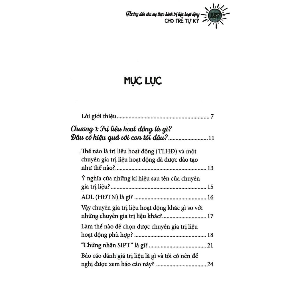 Hướng Dẫn Cha Mẹ Thực Hành Trị Liệu Hoạt Động Cho Trẻ Tự Kỷ