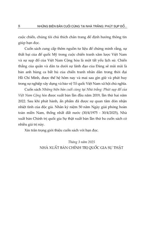 PHÚT SỤP ĐỔ CỦA VIỆT NAM CỘNG HÒA