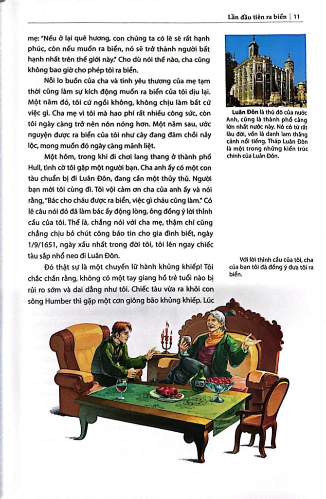 DANH TÁC TRONG NHÀ TRƯỜNG-ROBINSON CRUSOE LẠC TRÊN HOANG ĐẢO