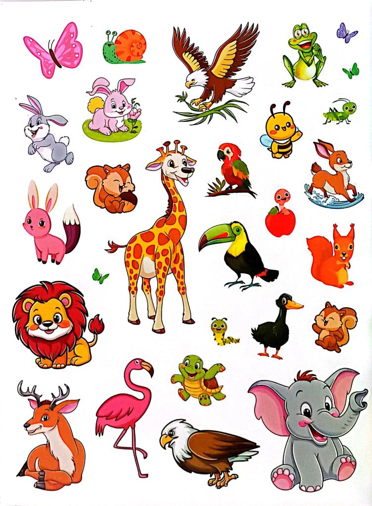 TRÒ CHƠI STICKER - RỪNG XANH VUI VẺ