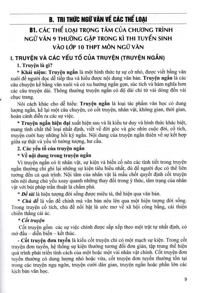 ÔN THI VÀO LỚP 10 MÔN NGỮ VĂN ( DÙNG CHUNG)