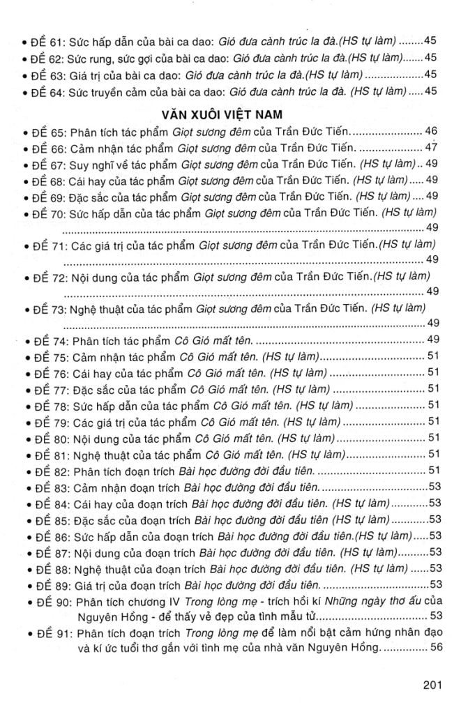 270 ĐỀ VÀ BÀI VĂN HAY 6