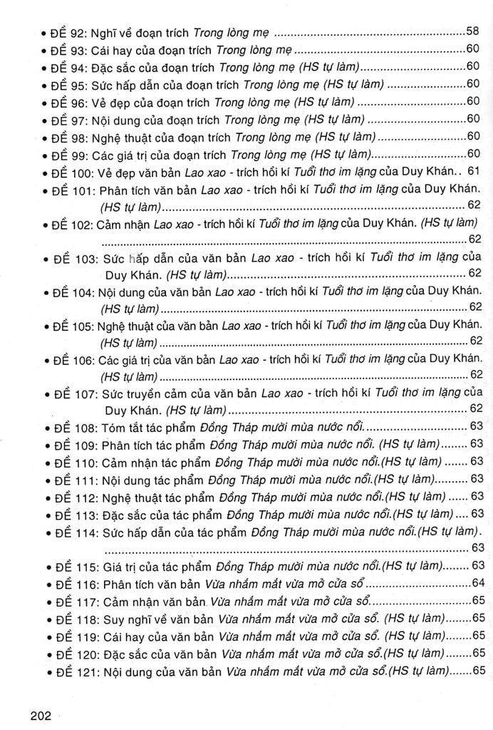 270 ĐỀ VÀ BÀI VĂN HAY 6