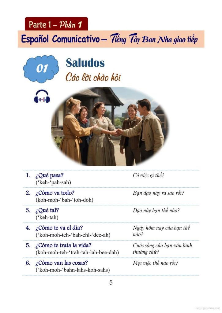 TỰ HỌC 3000 CÂU GIAO TIẾP TIẾNG TÂY BAN NHA THÔNG DỤNG