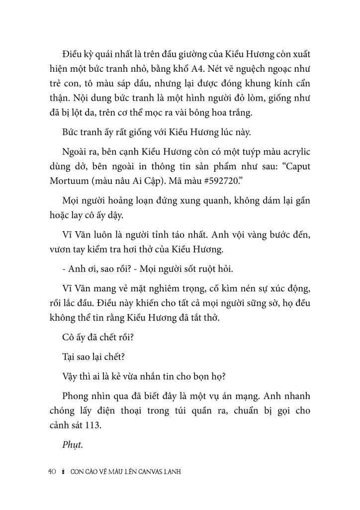 Con Cáo Vẽ Máu Lên Canvas Lanh