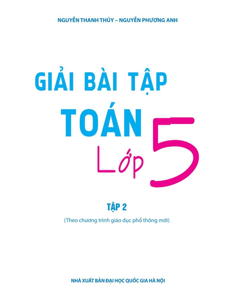 Giải Bài Tập Toán Lớp 5 Tập 2