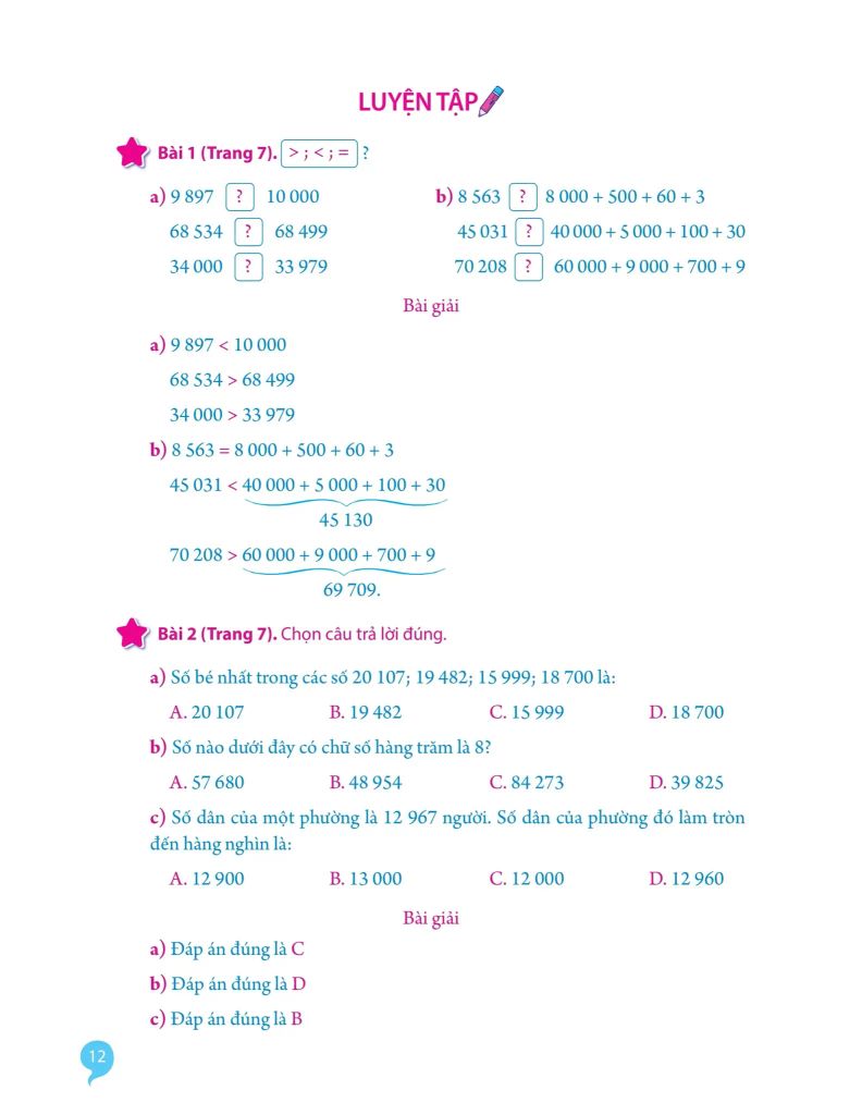 Giải Bài Tập Toán Lớp 4 - Tập 1