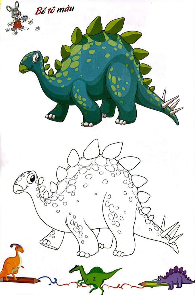 TÔ MÀU KHỦNG LONG 2