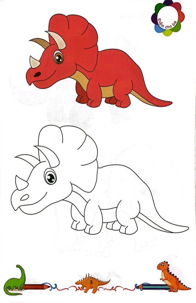 TÔ MÀU KHỦNG LONG 2