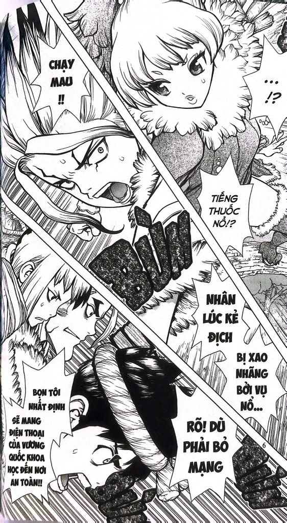 DR STONE-THẾ GIỚI ĐÁ T8