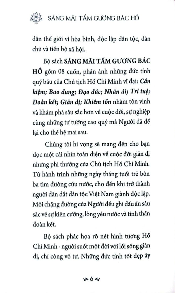 SÁNG MÃI TẤM GƯƠNG-BÁC HỒ CẦN KIỆM