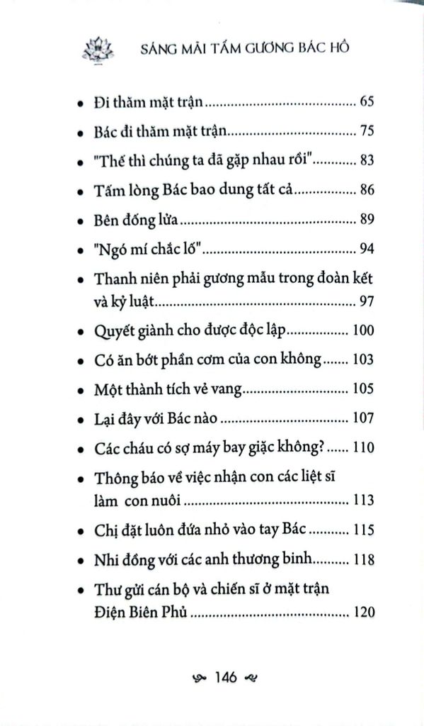 SÁNG MÃI TẤM GƯƠNG-BÁC HỒ BAO DUNG